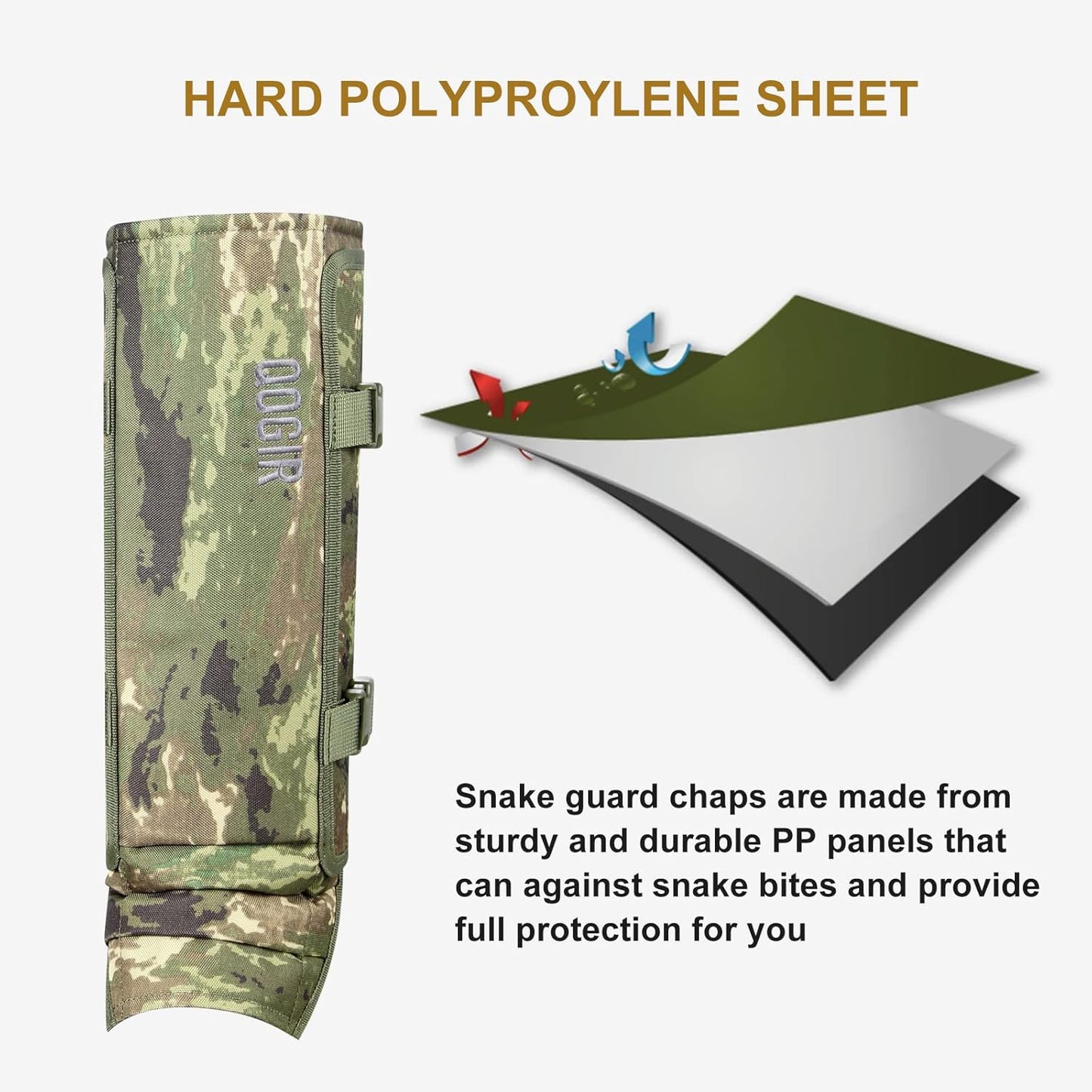 🔥Limit Time Free Shipping🛫 Snake-Resistant Outdoor Leg Gaiters🌿For Hunting, Hiking & Yard Work