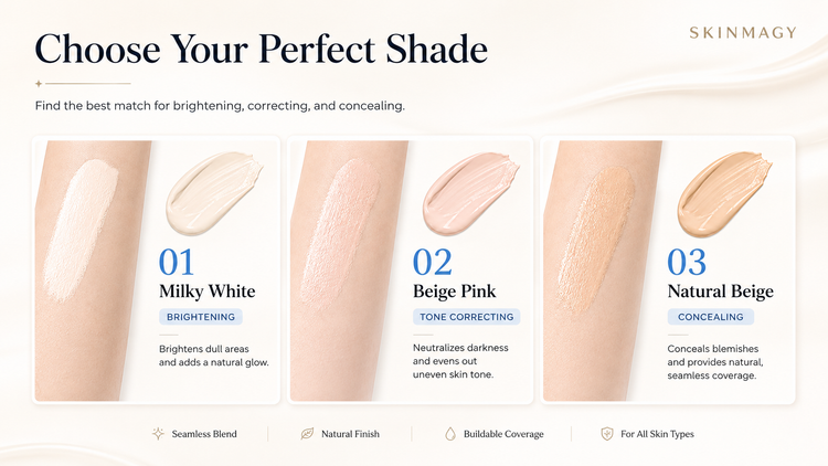 🖋️✨LAST DAY SALE BUY 1  GET 1 FREE!!💙Dual-effect Concealer & Foundation Eye Concealer - 24-hour long-lasting
