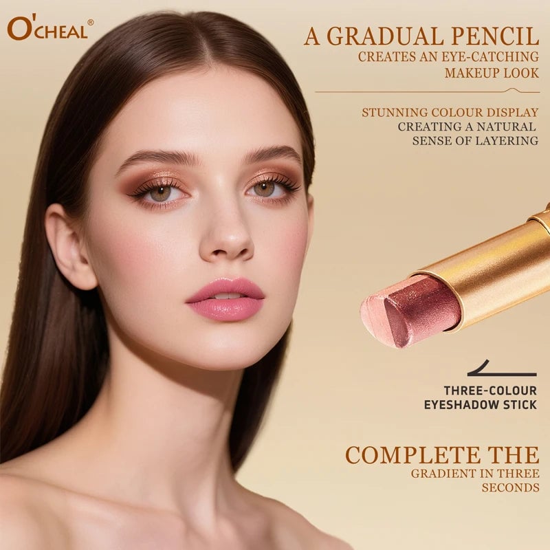 🔥 BIG SALE - 70% OFF🔥Instant Glow 3-in-1 Eyeshadow Stick