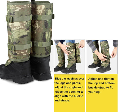 🔥Limit Time Free Shipping🛫 Snake-Resistant Outdoor Leg Gaiters🌿For Hunting, Hiking & Yard Work
