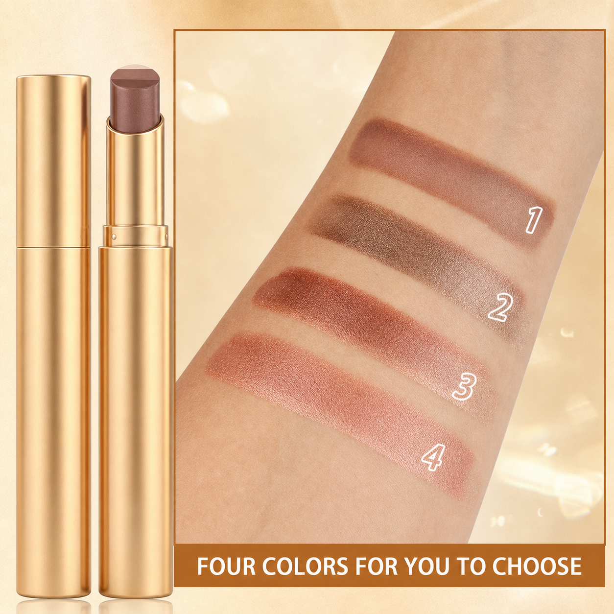 🔥 BIG SALE - 70% OFF🔥Instant Glow 3-in-1 Eyeshadow Stick
