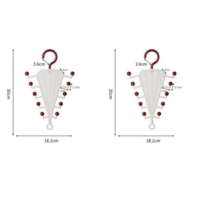 ⏳Limited-time ⏰- Multi-Functional V-Shaped Double Sided Hanger Storage Rack