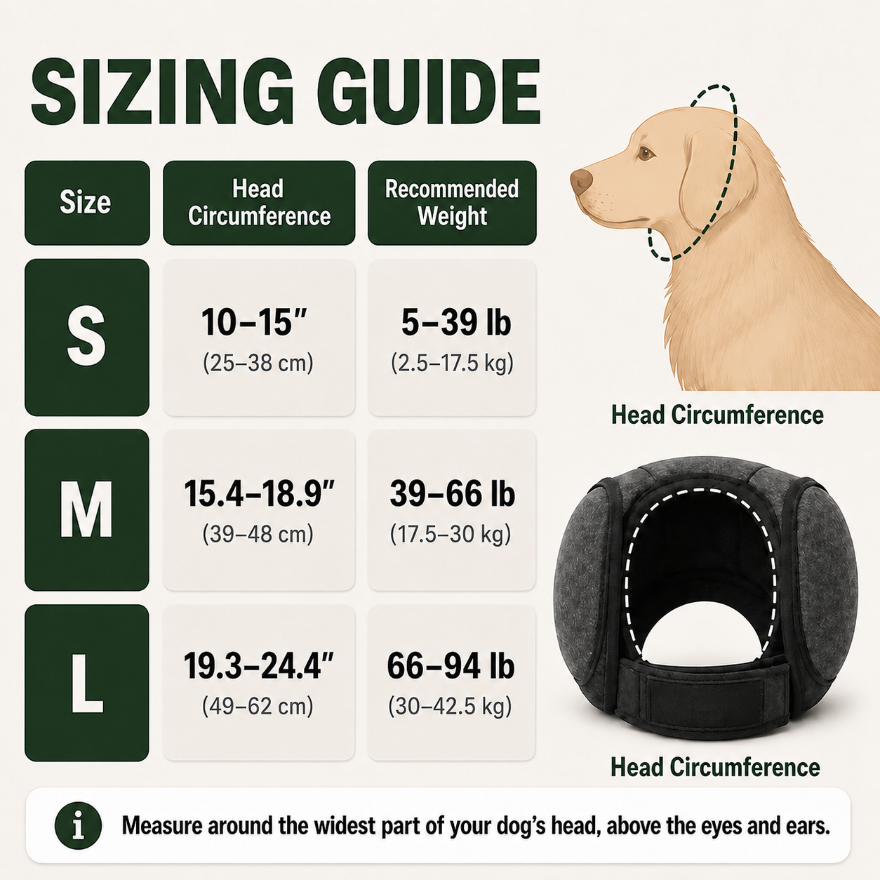 Noise Cancelling Dog Ear Wrap