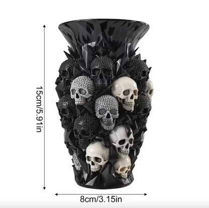Grimrose™ – Gothic Skull Vase