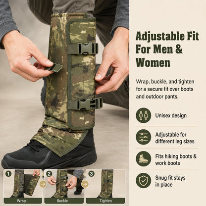 🔥Limit Time Free Shipping🛫 Snake-Resistant Outdoor Leg Gaiters🌿For Hunting, Hiking & Yard Work