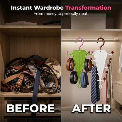 ⏳Limited-time ⏰- Multi-Functional V-Shaped Double Sided Hanger Storage Rack