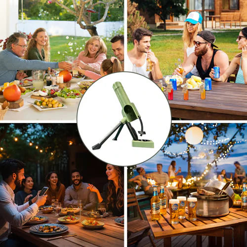 🔥Last Day 49% OFF -Beer Bottle Mortar Bottle Opener – Novelty Cap-Launching Desk & Bar Accessory